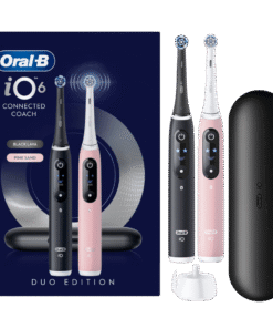 Oral-B iO6 elektriline hambahari Black Lava / Pink Sand (2 hambaharja, 5 režiimi, ekraan)