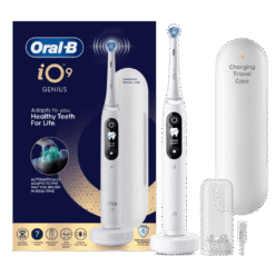 Oral-B iO9 Genius elektriline hambahari White Alabaster (7 režiimi, kiirlaadija)