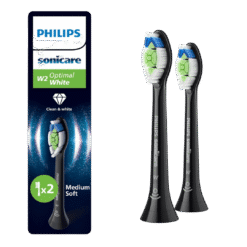 Philips Sonicare Optimal White W2 hambaharja otsikud HX6062/88 (MUST, 2 tk)