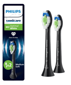 Philips Sonicare Optimal White W2 hambaharja otsikud HX6062/88 (MUST, 2 tk)