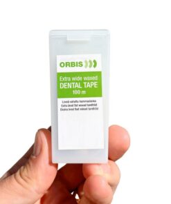 Hambaniit ORBIS Extra Wide waxed dental tape 100m (vahatatud)