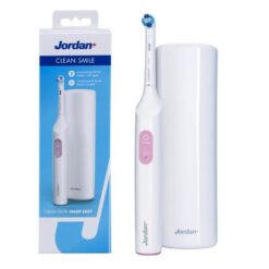 Jordan Clean Smile elektriline hambahari SoftClean ROOSA (2 režiimi, surveandur)