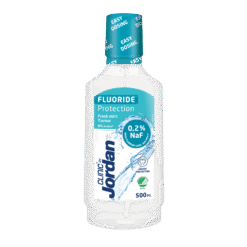 Jordan CLINIC Fluoride Protection igapäevane suuvesi (Fresh Mint) 500ml