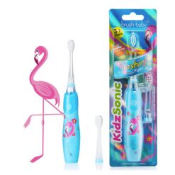 Brush-Baby KidzSonic elektriline hambahari lastele FLAMINGO (al 3.a)
