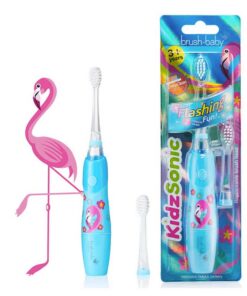 Brush-Baby KidzSonic elektriline hambahari lastele FLAMINGO (al 3.a)