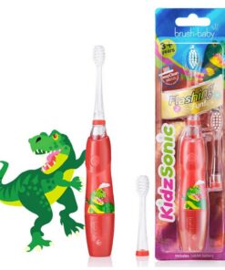 Brush-Baby KidzSonic elektriline hambahari lastele DINOSAUR (al 3.a)