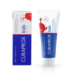 Curaprox KIDS hambapasta lastele al. 2 eluaastast - 950ppm fluoriidiga (MAASIKA, 60ml)