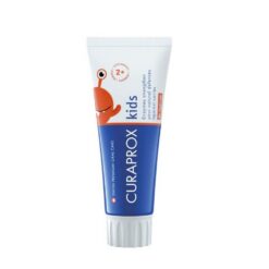 Curaprox KIDS hambapasta lastele al. 2 eluaastast - fluoriidivaba (MAASIKA, 60ml)