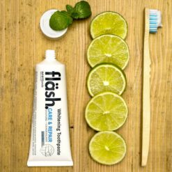 3 x FLÄSH valgendav hambapasta LIME - MINT (taastab ja hooldab) 75ml - Pilt 3
