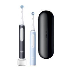 Oral-B iO3 elektriline hambahari Matt Black / Ice Blue (2 hambaharja, 3 režiimi) - Pilt 2