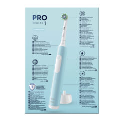 Oral-B PRO1 elektriline hambahari BLACK / BLUE (2 hambaharja, 3 režiimi) - Pilt 4