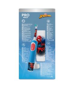 Oral-B Vitality Pro SPIDERMAN elektriline hambahari lastele al. 3a (2 režiimi) + Reisivutlar - Pilt 2