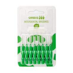 ORBIS 0,8mm hambavaheharjad ROHELINE (8tk pakis, interdentaalhari)