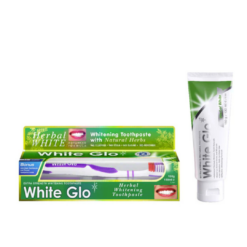 White Glo Herbal White valgendav hambapasta 100ml - Pilt 3