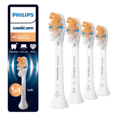 Philips Sonicare A3 Premium All-in-One (Soft) pehmed hambaharja otsikud HX9094/87 (VALGE, 4 tk)