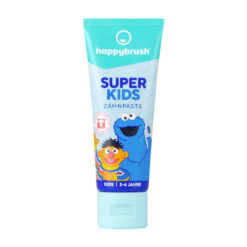3 x happybrush SUPER KIDS hambapasta 2-6a väikelastele 75ml (fluoriidiga) - Pilt 3