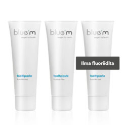 3 x bluem hambapasta 75ml (ilma fluoriidita)