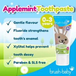 Brush-Baby Applemint hambapasta 0-3a. väikelastele 50ml - Pilt 2