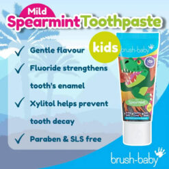 Brush-Baby Mild Spearmint hambapasta lastele al 6a. 50ml - Pilt 2
