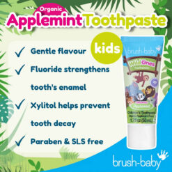 Brush-Baby Wildones Applemint hambapasta lastele 3-6a. 50ml - Pilt 2