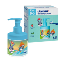 Jordan KIDS hambapasta (pumbaga) lastele piimahammastega (0-5a) 150ml
