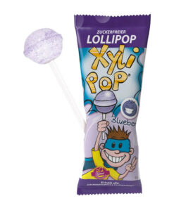 Miradent XyliPOP MUSTIKA hambasõbralik pulgakomm 6g (suhkruvaba, ksülitooliga)