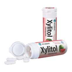 Närimiskumm Miradent 100% Xylitol ARBUUS (30g, pakis 30tk)