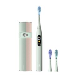 Oclean X Ultra 20 Set elektriline hambahari ROHELINE (3 otsikut, WiFi, laetav reisivutlar) - Pilt 3