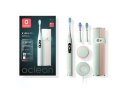 Oclean X Ultra 20 Set elektriline hambahari ROHELINE (3 otsikut, WiFi, laetav reisivutlar) - Pilt 2