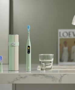 Oclean X Ultra 20 Set elektriline hambahari DUO komplekt (Must + Roheline) - Pilt 4