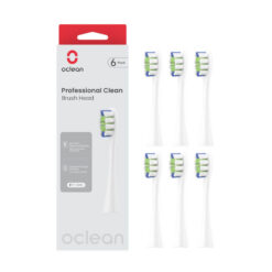 Oclean Professional Clean P1C1 White keskmised hambaharja otsikud (VALGE, 6tk)