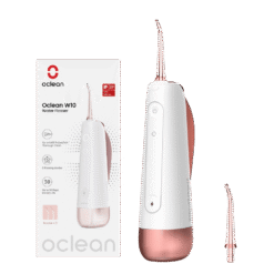 Oclean W10 Pink irrigaator ROOSA juhtmevaba veeprits (2 otsikut)