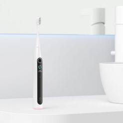 Oclean X Lite Grey Set elektriline hambahari HALL (1 otsik + Reisivutlar) - Pilt 2