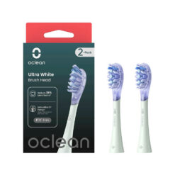 Oclean X Ultra WHITE tugevad valgendavad hambaharja otsikud UW01 (ROHELINE, 2tk)