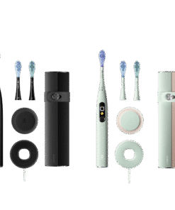 Oclean X Ultra 20 Set elektriline hambahari DUO komplekt (Must + Roheline) - Pilt 2