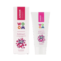 Woom JUNIOR Bubble Gum fluoriidiga hambapasta 6+ a. lastele 50ml