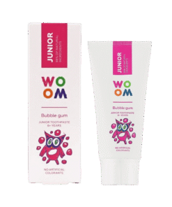 Woom JUNIOR Bubble Gum fluoriidiga hambapasta 6+ a. lastele 50ml