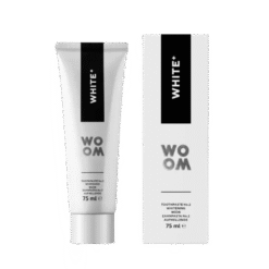 Woom WHITE+ värskendavalt valgendav hambapasta 75ml