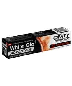 White Glo Advantage Cavity Protection Charcoal valgendav hambapasta aktiivsöega 91ml