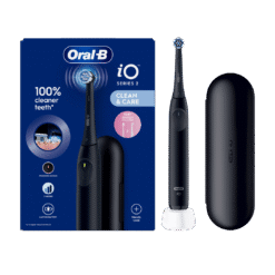 Oral-B iO2 elektriline hambahari Night Black (3 intensiivsust) + Reisivutlar
