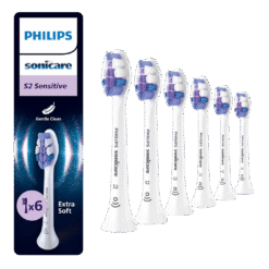 Philips Sonicare S2 Sensitive (Ultra Soft) ülipehmed hambaharja otsikud HX6056/87 (6tk)