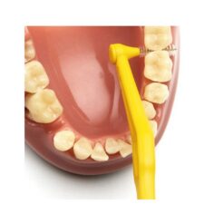 TePe ANGLE 0,7 mm hambavaheharjad KOLLANE (4 suurus, 6 tk pakis - pika pidemega interdentaalhari) - Pilt 4