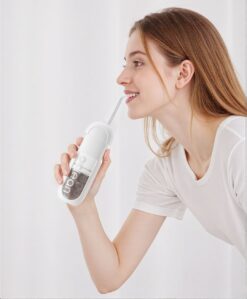 Oclean W10 Lite irrigaator VALGE juhtmevaba veeprits (2 otsikut) - Pilt 4
