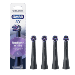 Oral-B iO Radiant White valgendavad hambaharja otsikud MUST (WB-4, 4tk)