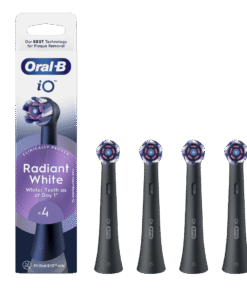 Oral-B iO Radiant White valgendavad hambaharja otsikud MUST (WB-4, 4tk)