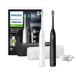 Philips Sonicare 5300 elektriline hambahari (HX7109/01) VALGE + MUST (2 käepidet)