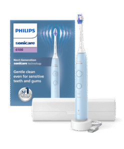 Philips Sonicare 6100 elektriline hambahari HX7406/02 HELESININE (2 režiimi, 1 otsik) + Reisivutlar