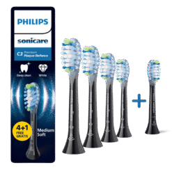 Philips Sonicare Premium Plaque Defence C3 hambaharja otsikud HX9045/88 (MUST, 5 tk)