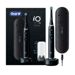 Oral-B iO10 elektriline hambahari Black Booster (7 režiimi, kiirlaadija)