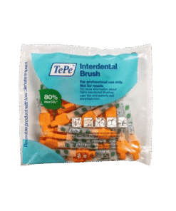 TePe 0,45 mm hambavaheharjad ORANŽ (1 suurus, 25 tk pakis - interdentaalhari)